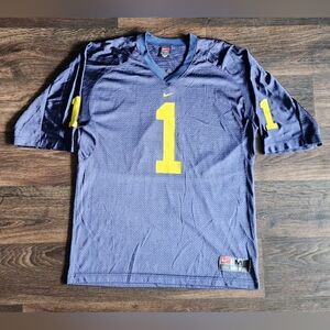 Vintage Nike Team Michigan Wolverines Football Jersey Men Size Medium